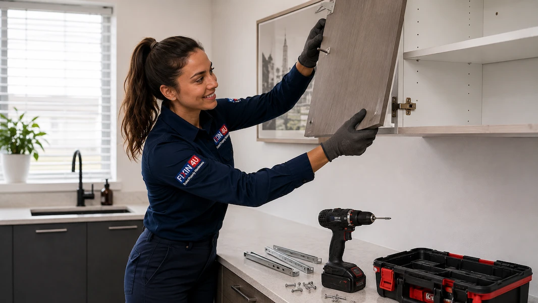 Fixin4u wall cabinet and storage unit installation service in London